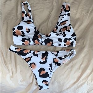 Cheetah print bikini